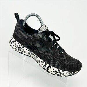Brooks Revel 5 Women's Running Shoes Black White Snow Leopard Print Size 8